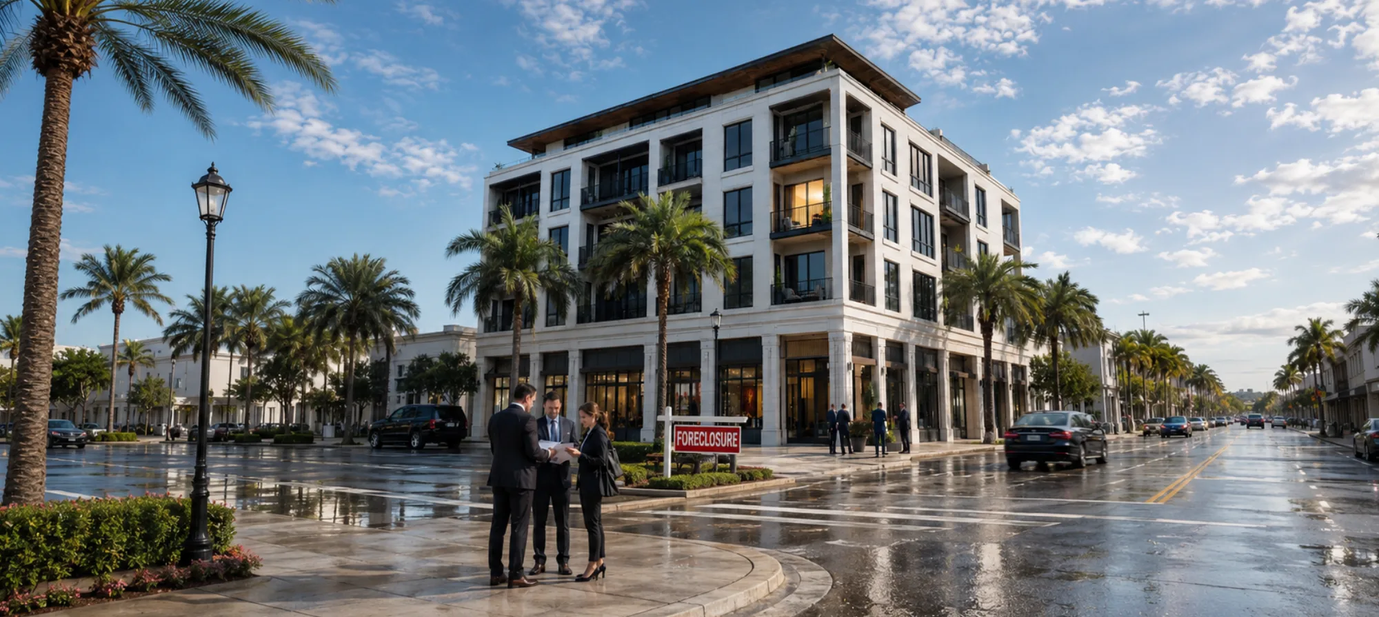 Why a Newly Completed Delray Building Is in Foreclosure